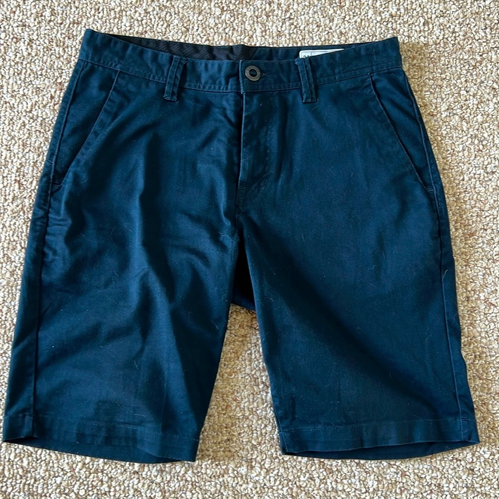 Volcom shorts. Waist is 31. Navy blue.